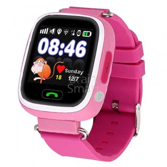 Смарт-часы детские Q80 розовый фото