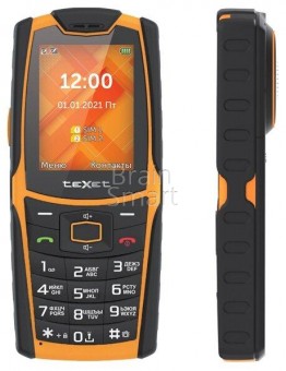 Мобильный телефон Texet TM-521R чёрный/оранжевый фото