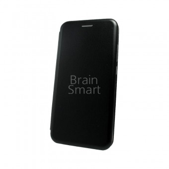 Чехол книжка Xiaomi Redmi 6 Pro/Mi A2 Lite Brauffen кожа черный фото