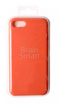 Чехол накладка силиконовая iPhone 7/8 Soft Touch 360 оранжевый(2) фото
