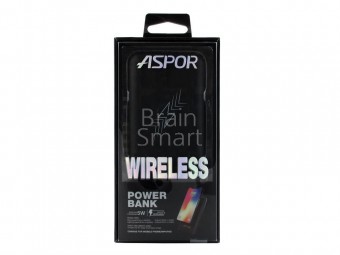 Внешний аккумулятор ASPOR A336W Wireless черный фото