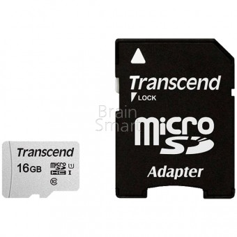 Карта памяти microSDHC Transcend 16 ГБ UHS-1 10 класс фото