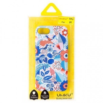 Чехол накладка силиконовая iPhone 7/8 UMKU Цветы (5) фото