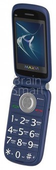 Мобильный телефон Maxvi E6 синий фото