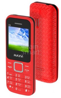 Мобильный телефон Maxvi C3 красный фото