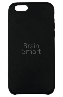Чехол накладка силиконовая iPhone 6/6S Silicone Case Черный (18) фото