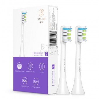 Набор для зубной щетки Xiaomi Mijia Soocas Sonic ElectricToothbrush (2шт) White Умная электроника фото
