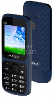 Мобильный телефон Maxvi C15 синий/черный фото