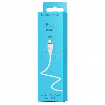 USB кабель Borofone BX17 Enjoy Micro (1м) White фото