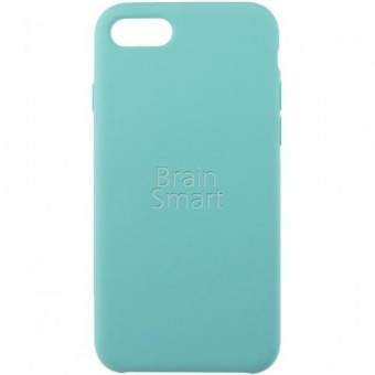 Чехол накладка силиконовая iPhone 7/8 Silicone Case Синий-Морской (44) фото