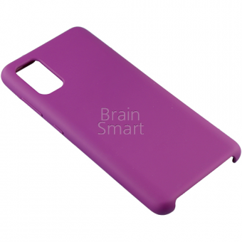 Чехол накладка силиконовая Samsung A41 2020 Silicone Case Фиолетовый (36) фото