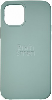 Чехол накладка силиконовая iPhone 12 Pro Max Silicone Case Мятный (1) фото