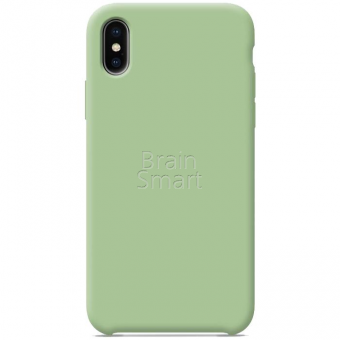 Чехол накладка силиконовая iPhone Xs Max Silicone Case (1) Оливковый фото