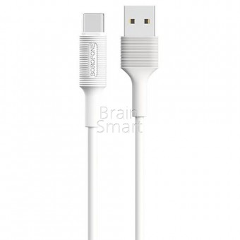 USB кабель Borofone BX1 EZSync Type-C (1м) White фото