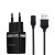 СЗУ HOCO C12 2 USB + кабель micro (2.4A) черный фото