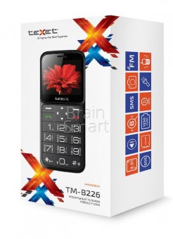 Мобильный телефон Texet TM-B226 черный фото