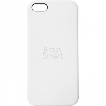 Чехол накладка силиконовая iPhone 5/5S Soft Touch 360 белый(9) фото