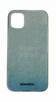 Чехол накладка пластиковая iPhone 11 Pro Max перламутровый Silver/Blue фото