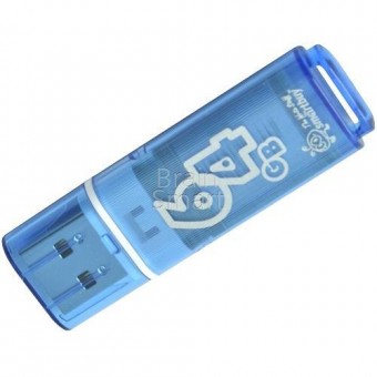 USB Flash Smart Buy Glossy 64Gb Синий фото