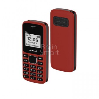 Мобильный телефон Maxvi C23 красный/черный фото