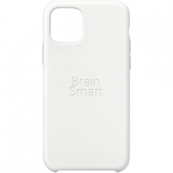Чехол накладка силиконовая iPhone 11 Silicone Case Белый (9) фото