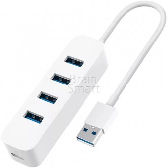 USB HUB Xiaomi USB 3.0 (JGQ4007CN) White фото