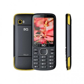 Мобильный телефон BQ TELLY 2808 черный/желтый фото