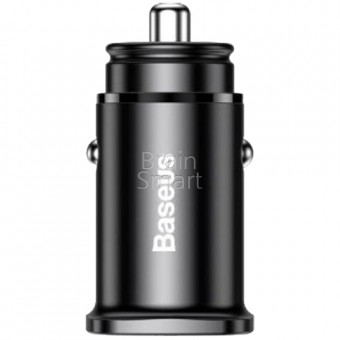 АЗУ Baseus Square Metal A+C 30W PPS Car Charger (CCALL-AS01) Black фото