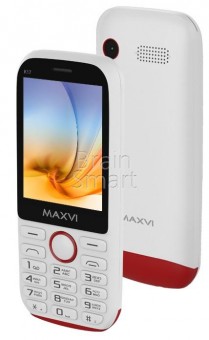 Мобильный телефон MAXVI K17 белый/красный фото