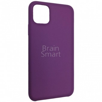Чехол накладка силиконовая iPhone 11 Silicone Case Фиолетовый (45) фото
