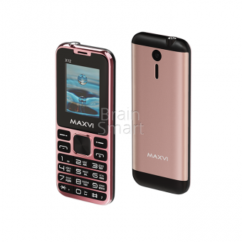 Мобильный телефон Maxvi X12 Розовый фото