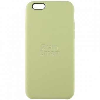 Чехол накладка силиконовая iPhone 6/6S Silicone Case Молочно-Желтый (51) фото