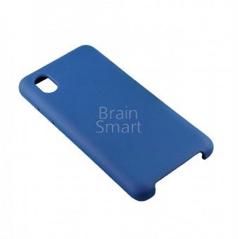 Чехол накладка силиконовая Samsung A013 (A01 CORE) Silicone Case Синий (20) фото