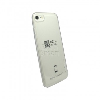 Чехол накладка силиконовая iPhone 7/8 SMTT Simeitu Soft touch прозрачный фото