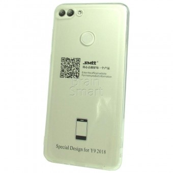 Чехол накладка силиконовая Huawei Y9 2018/Enjoy 8 Plus SMTT Simeitu Soft touch прозрачный фото