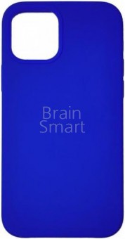 Чехол накладка силиконовая iPhone 12/12 Pro Silicone Case Морской Синий (40) фото