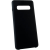 Чехол накладка силиконовая Samsung S10 Plus (2019) Silicone Case (18) Черный фото