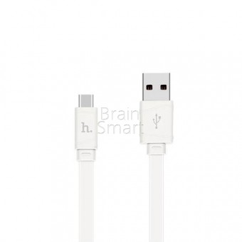 USB кабель HOCO X5 BambooType-C (1 m) White фото