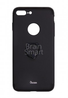 Чехол накладка  iPhone 7 Plus/8 Plus Oucase Passat Series с кольцом черный фото
