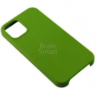 Чехол накладка силиконовая iPhone 12/12 Pro Silicone Case Армейский Зеленый (48) фото