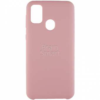Чехол накладка силиконовая Samsung M21/M30S 2020 Silicone Case Светло-Розовый (6) фото