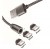 USB кабель Monarch магнитный 1 Type-C + 2 Lightning Черный фото