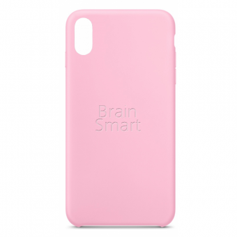 Чехол накладка силиконовая iPhone XR Silicone Case (12) Розовый фото