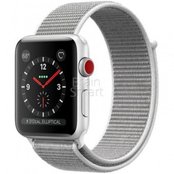 Apple Watch Siriese 4 40mm Silver Aluminum Case with Seashell Sport Loop фото