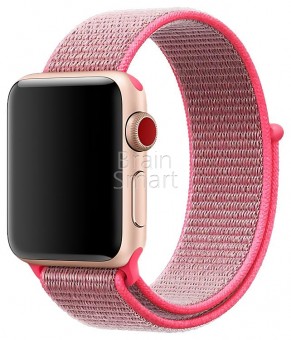 Ремешок SPORT Apple Watch 42/44mm розовый (17) фото