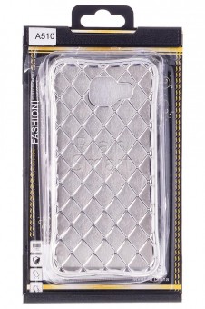 Чехол силикон Samsung A510 FASHION silver фото
