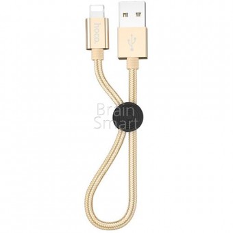 USB кабель HOCO X35 Lightning Premium (0.25 m) Gold фото