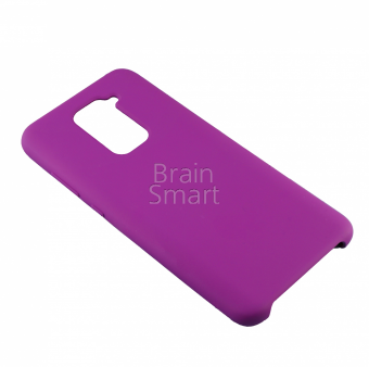 Чехол накладка силиконовая Xiaomi Redmi Note 9 Silicone Case Фиолетовый (36) фото
