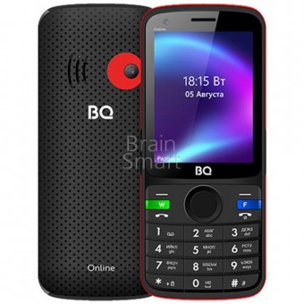 Мобильный телефон BQ Online 2800G Черный/красный фото