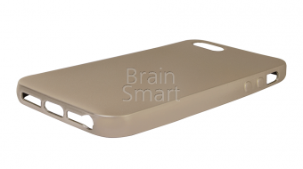 Чехол накладка силиконовая  iPhone 5/SE J-Case золото фото